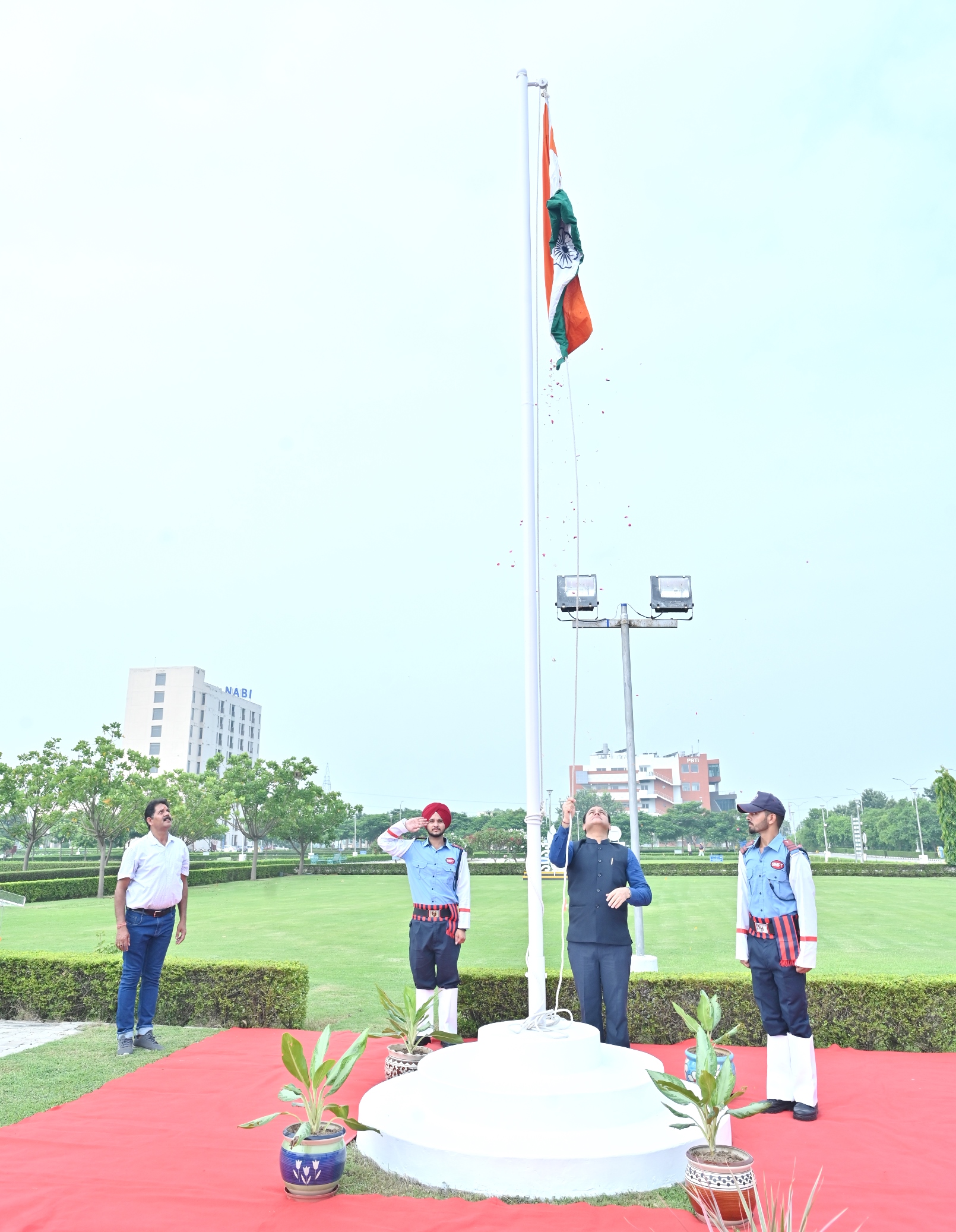 77th Independence Day celebration at NABI-CIAB Campus