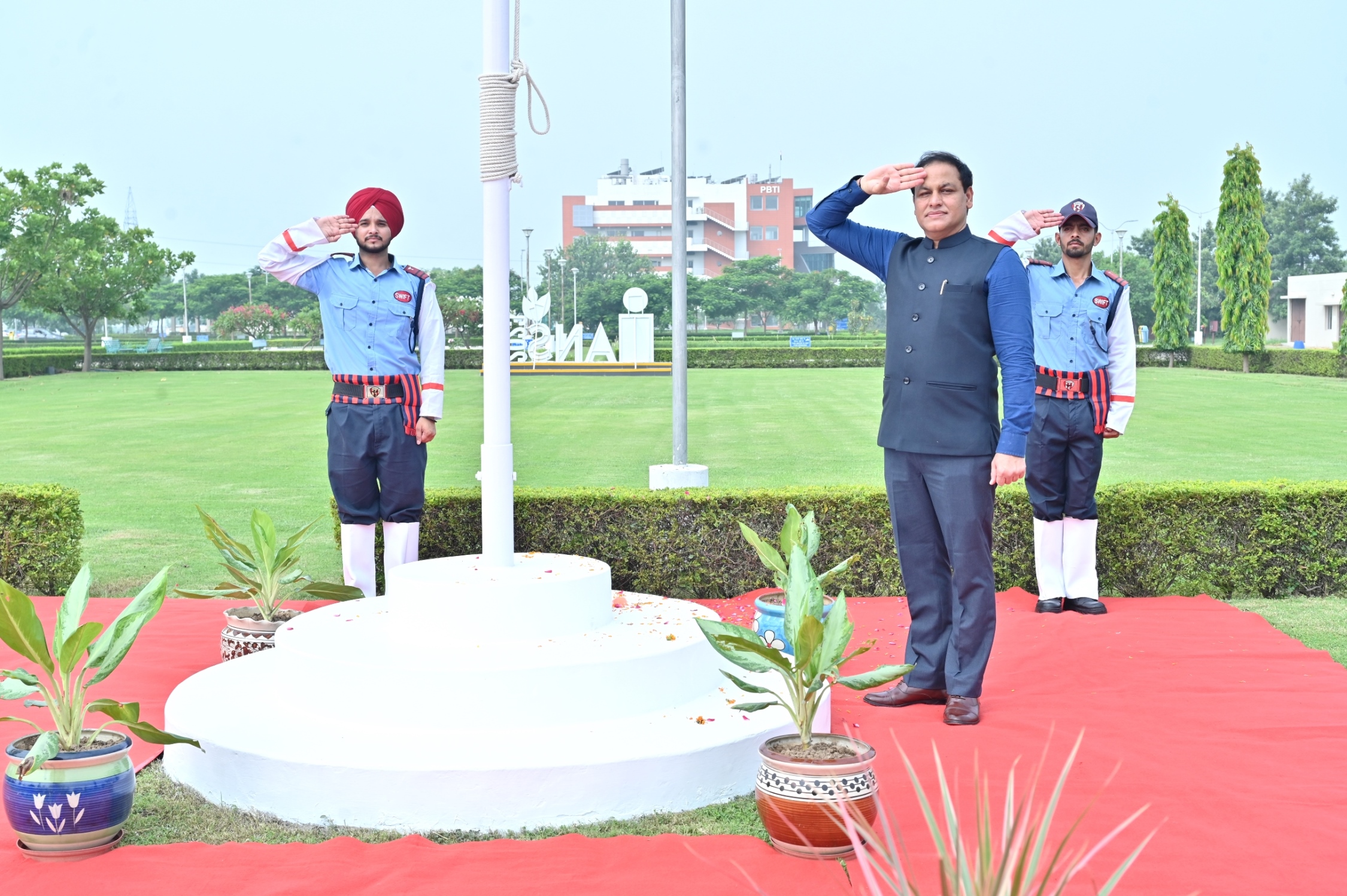 77th Independence Day celebration at NABI-CIAB Campus